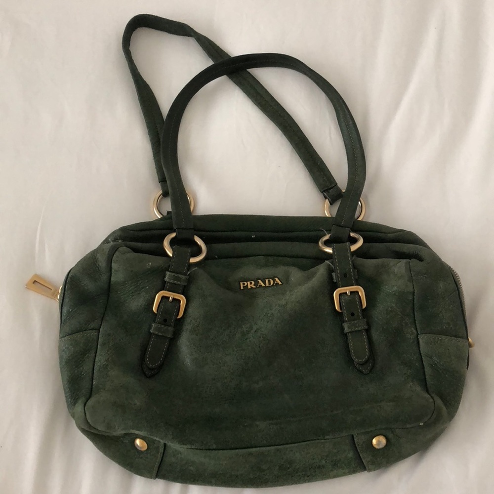 Green Prada Tote